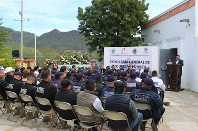 Conmemoran el Día del Policía en Álamos, Sonora