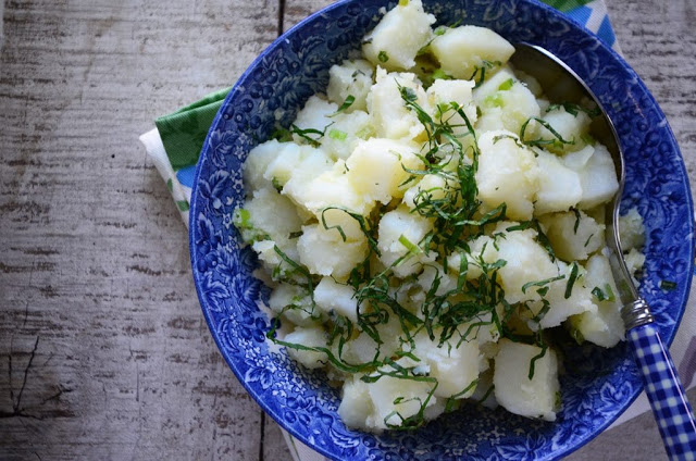 LEBANESE POTATO SALAD WITH LEMON AND MINT