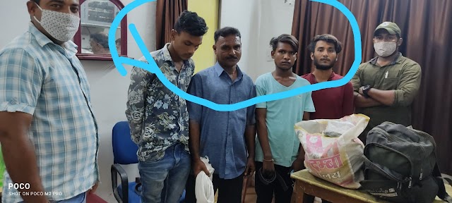 उरला सीएसपी अक्षय कुमार की बड़ी कार्यवाही,4.5 किलो गांजा के साथ,चार आरोपी गिरफ्तार