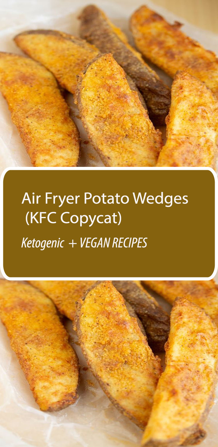 Air Fryer Potato Wedges (KFC Copycat) Delicious Dessert Easy