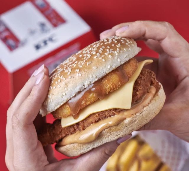 KFC UK Introduces New Gravy Burger Featuring a Hash Brown Gravy Boat