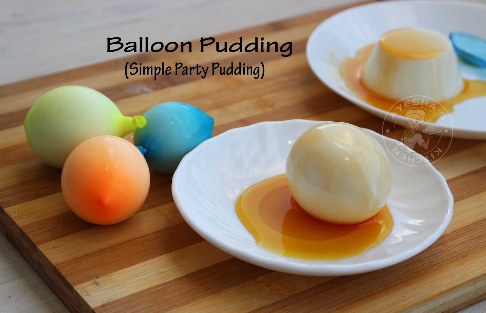 BALLOON PUDDING / EASY VARIETY PUDDING MILK PUDDING IN 5 MINUTES
