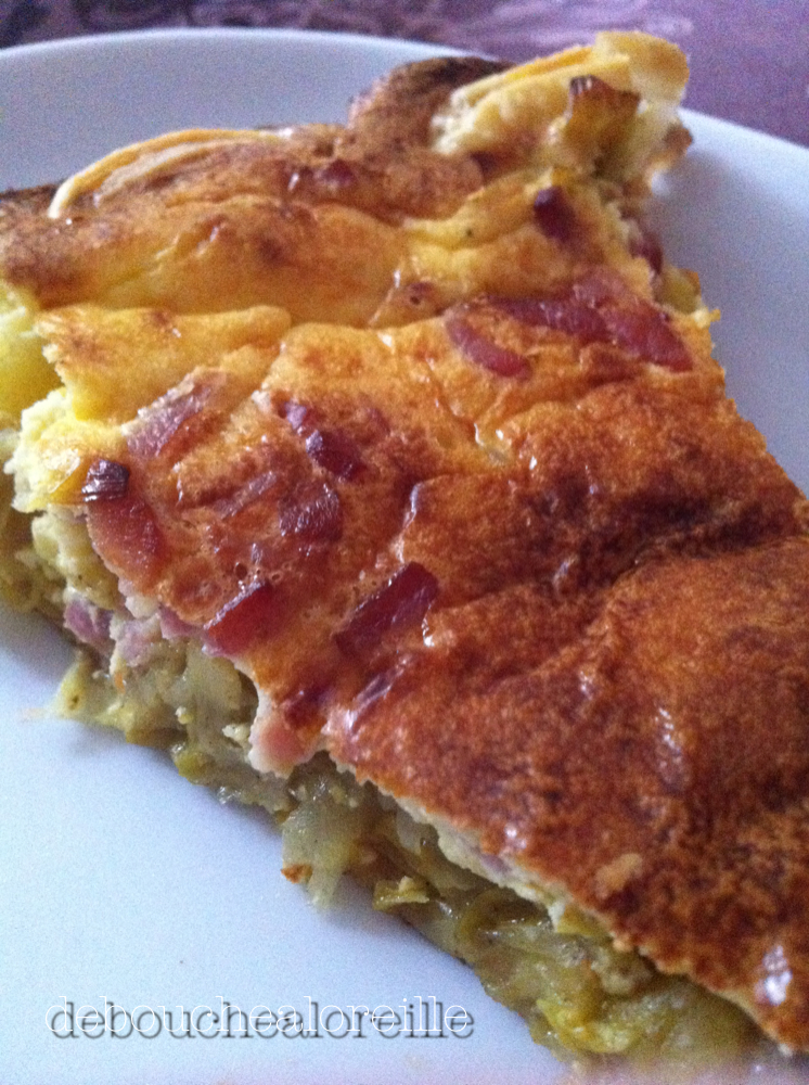 De bouche à l'oreille Fondue de poireaux miel et curry