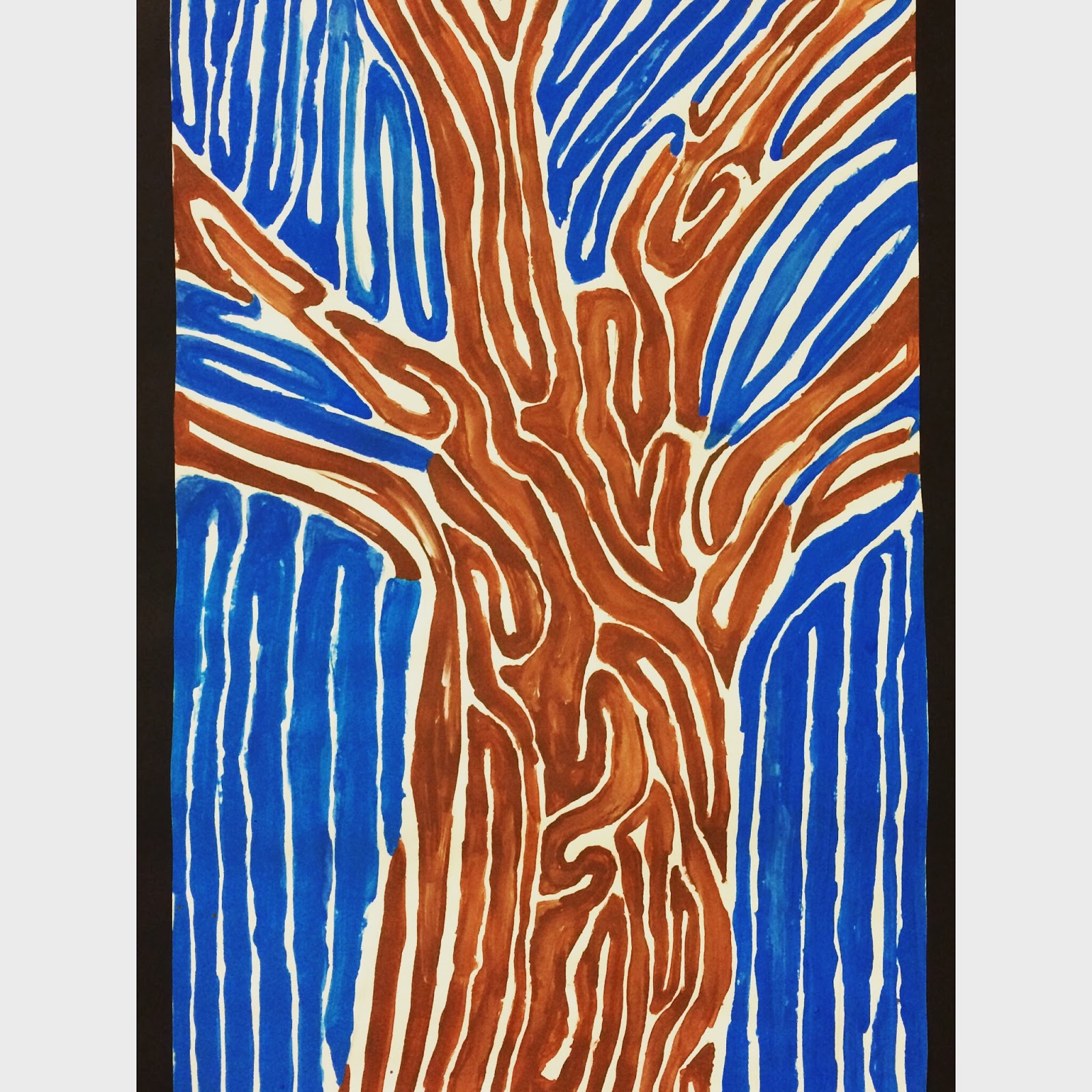 Art. Paper. Scissors. Glue! Line Paintings/ Amaze Art