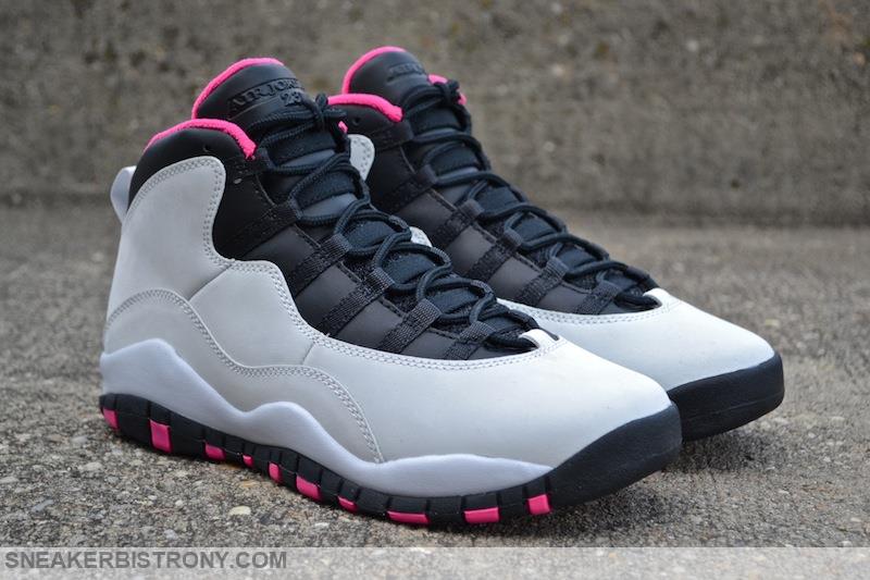 jordan 10 grey pink