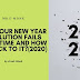 Why your New year resolution fails every time and how to stick to it?(2020)