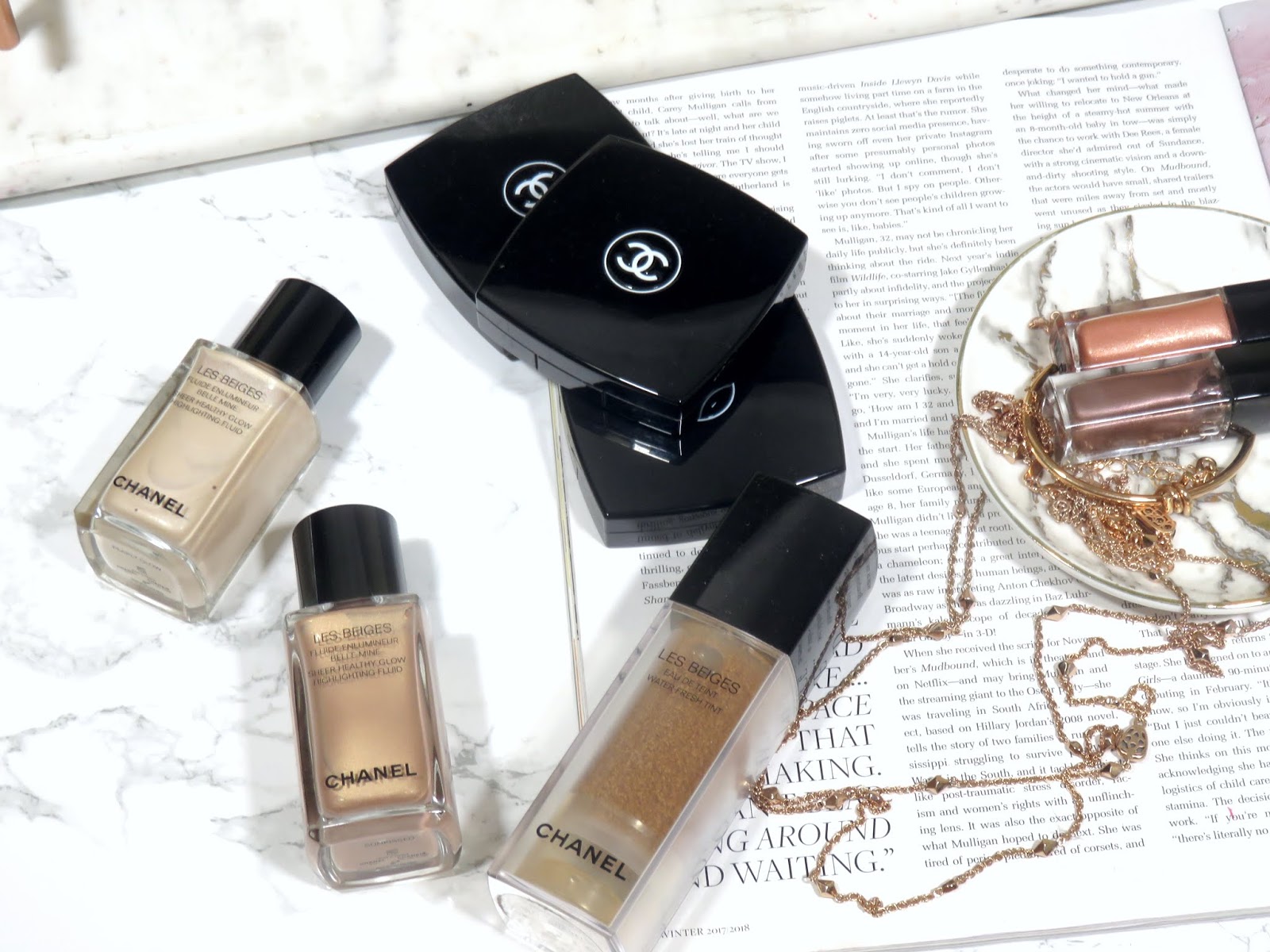 Review  Chanel LES BEIGES Sheer Healthy Glow Highlighting Fluid