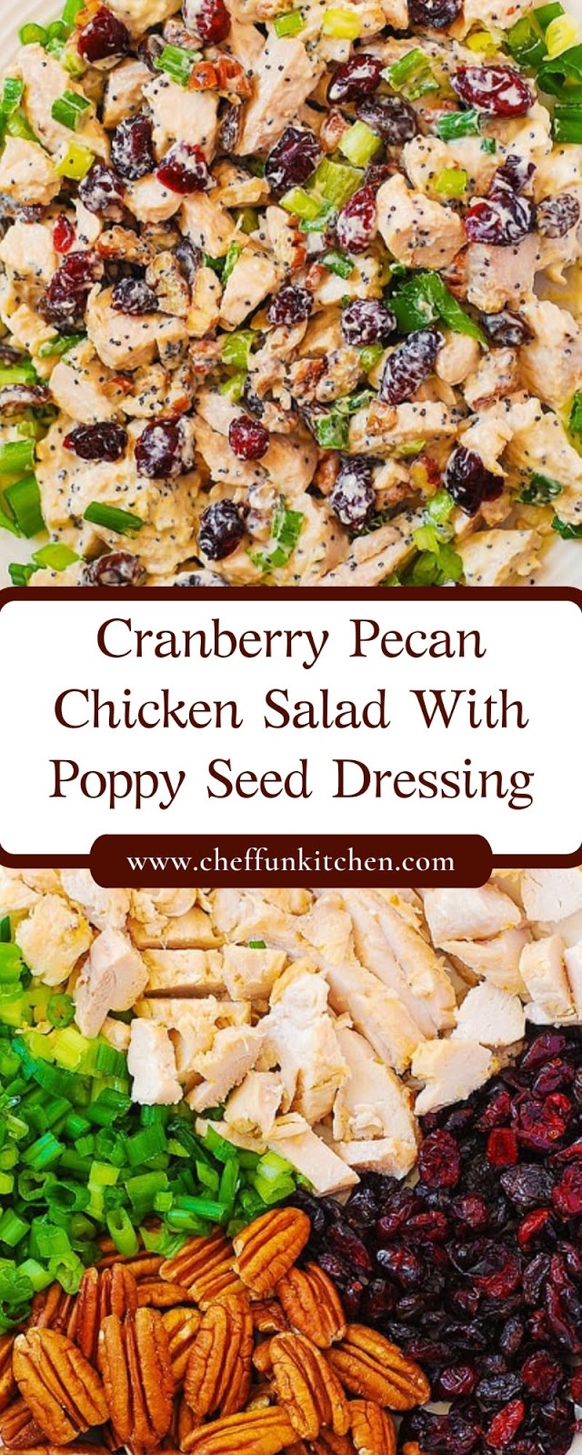 Cranberry Pecan Chicken Salad With Poppy Seed Dressing Cranberry Pecan Chicken Salad With Poppy Seed Dressing