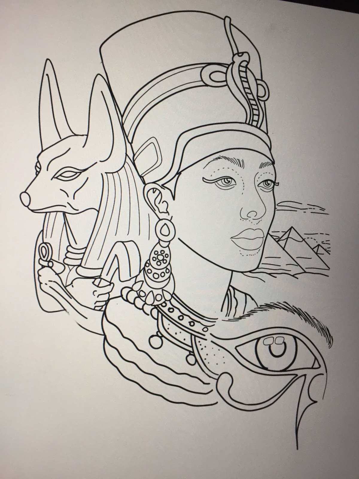 The Tattoo World : Egyptian Tattoo Sketches