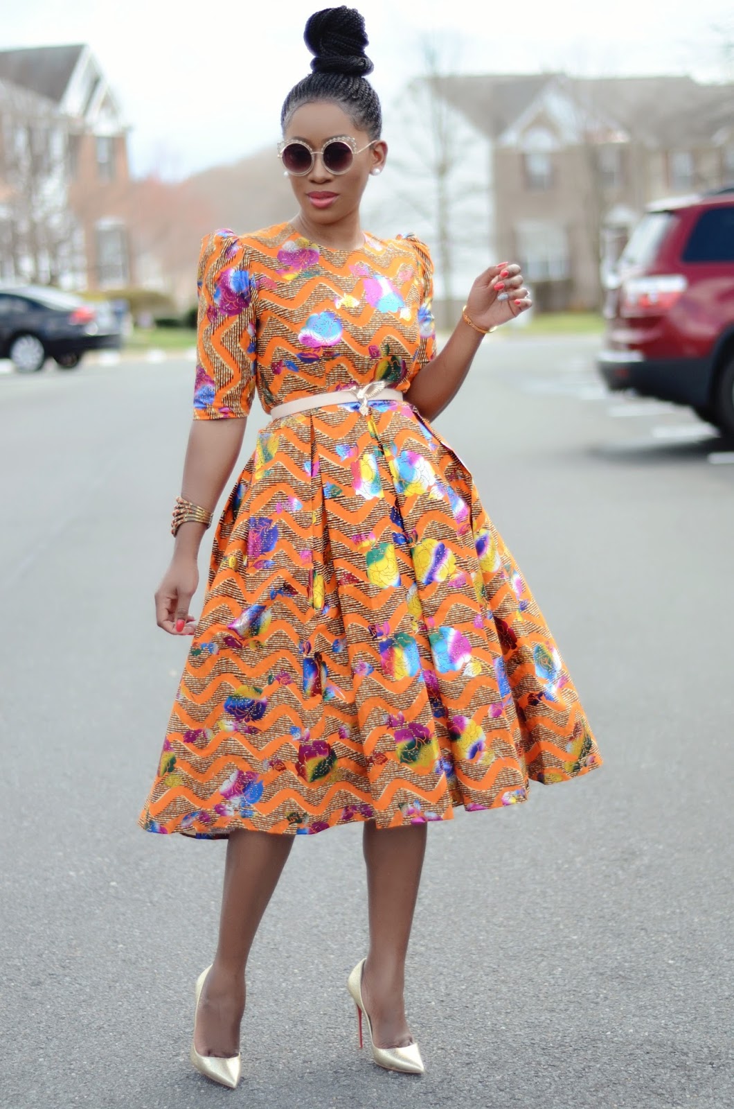Living My Bliss InStyle: African Print Dress