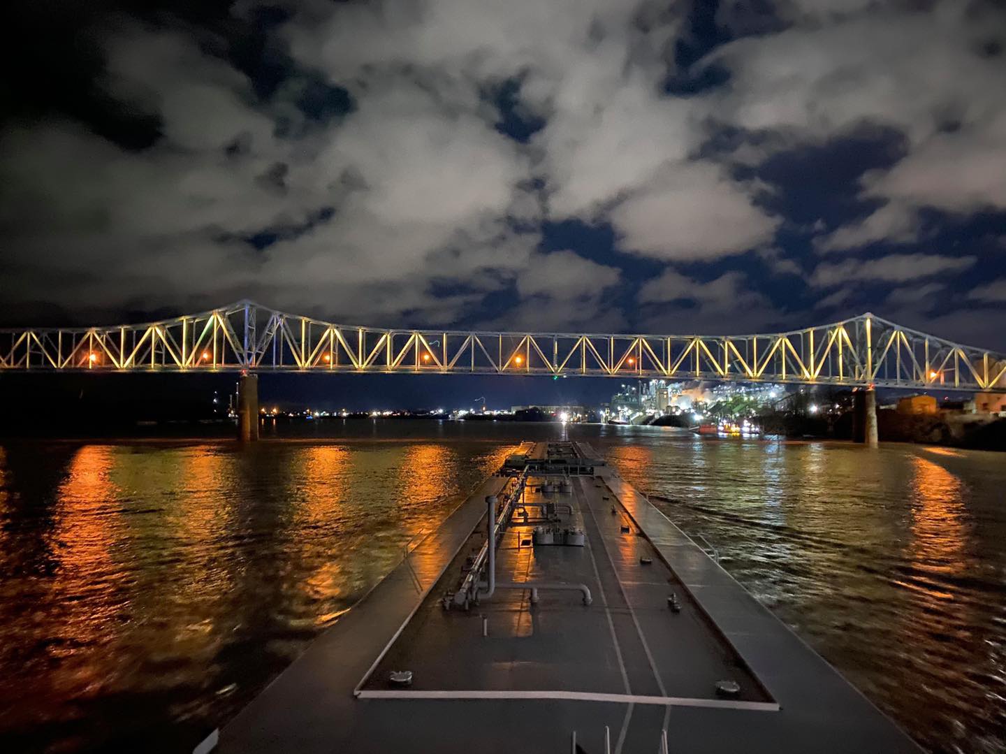 Industrial History 1940 Glover Cary Bridge over Ohio River at