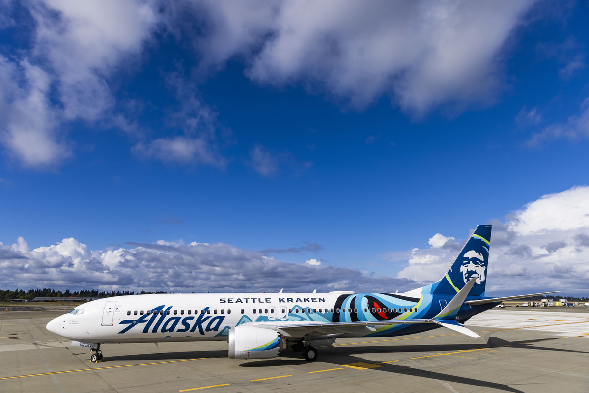 Air101 New special livery jet for Alaska Air celebrating Seattle
