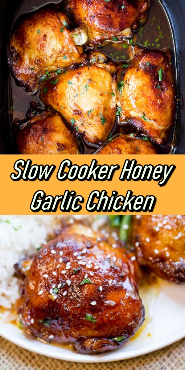 SLOW COOKER HONEY GARLIC CHICKEN - Recipe Notes