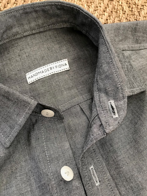 Diary of a Chain Stitcher : Grey Chambray Fairfield Button Up Shirt