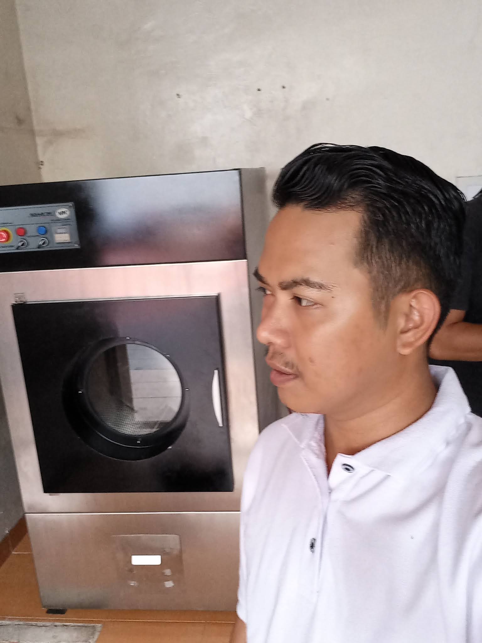 Instalasi Mesin Pengering Lokal di Lokasi Laundry BSD City By Dunia Mesin Laundry