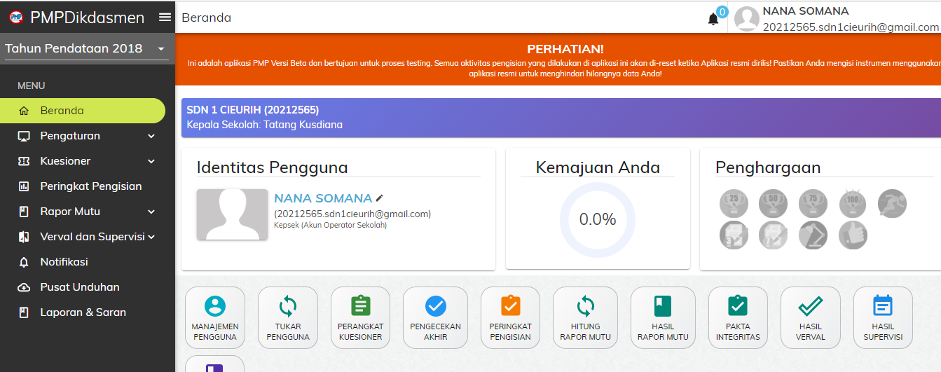 Tahun 2019 Pengisian Kuisioner Pmp Dilaksanakan Secara Daring Online Siap Belajar