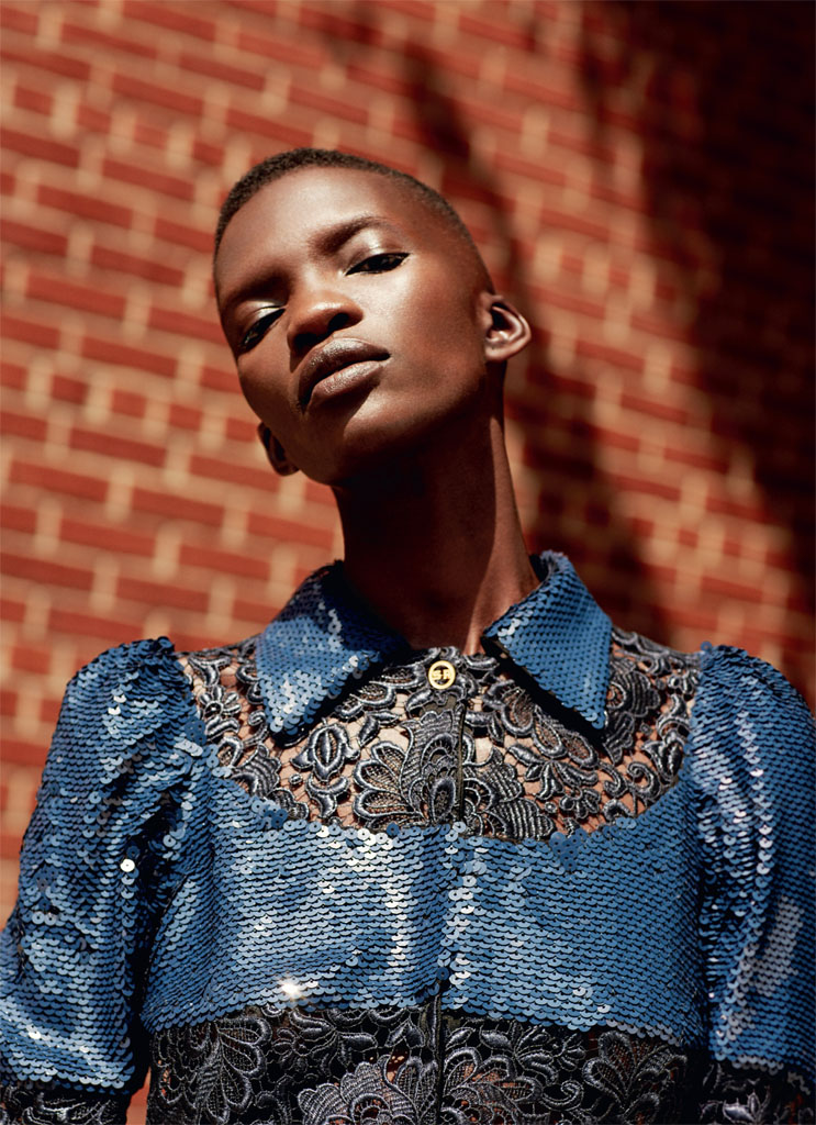 rich rewards: achok majak by david roemer for uk marie claire september ...