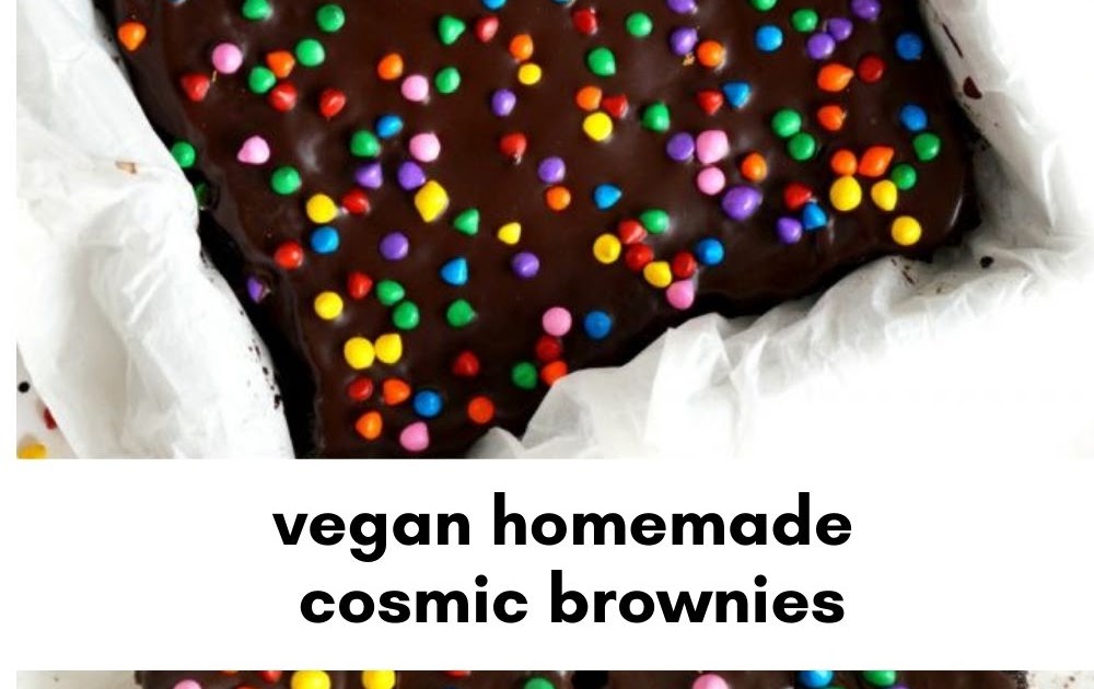 vegan homemade cosmic brownies yanny bakes