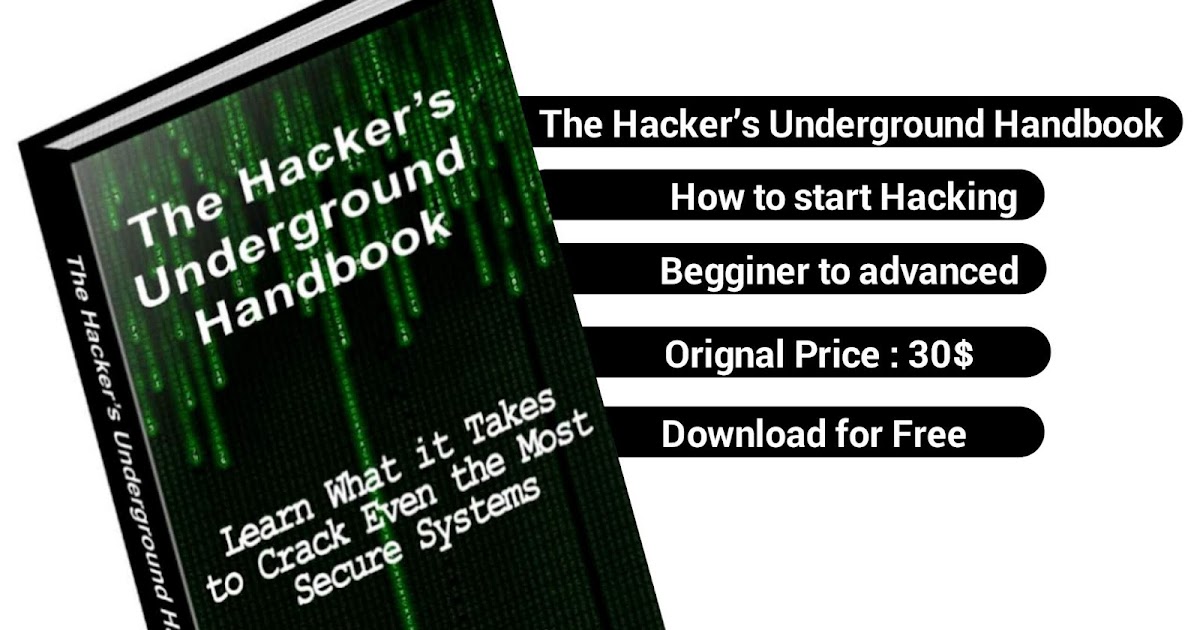 Hacker Underground Handbook Pdf