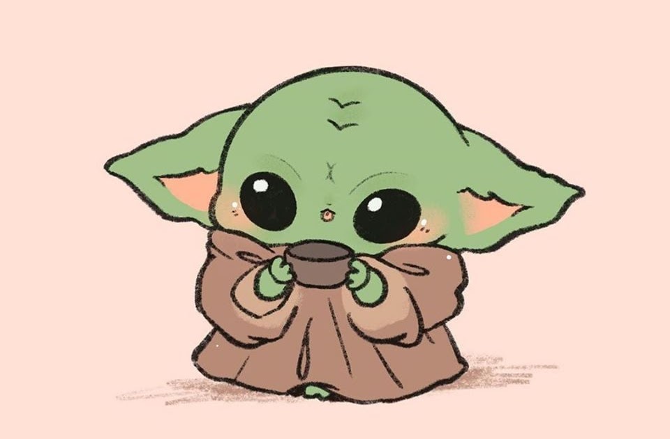 Baby Yoda Cartoon