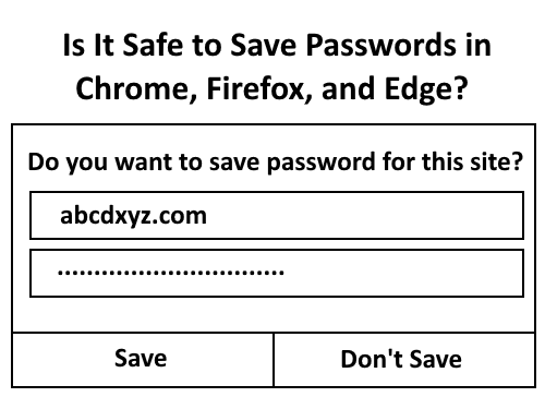 ブラウザにパスワードを保存しても安全ですか