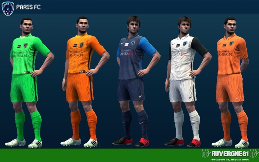 paris fc kits