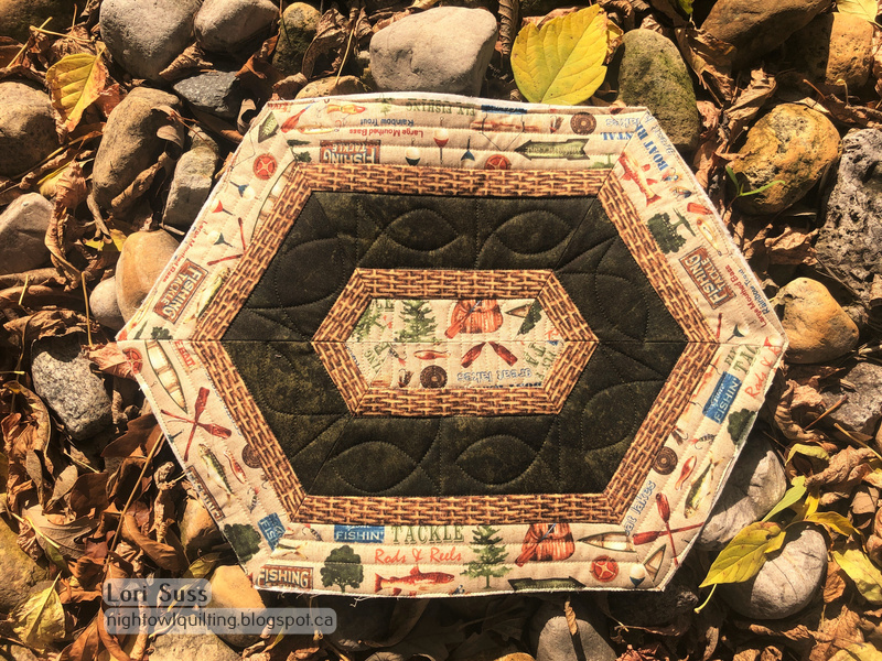 Night Owl Quilting & Dye Works Cabin Theme Roundabout Placemats