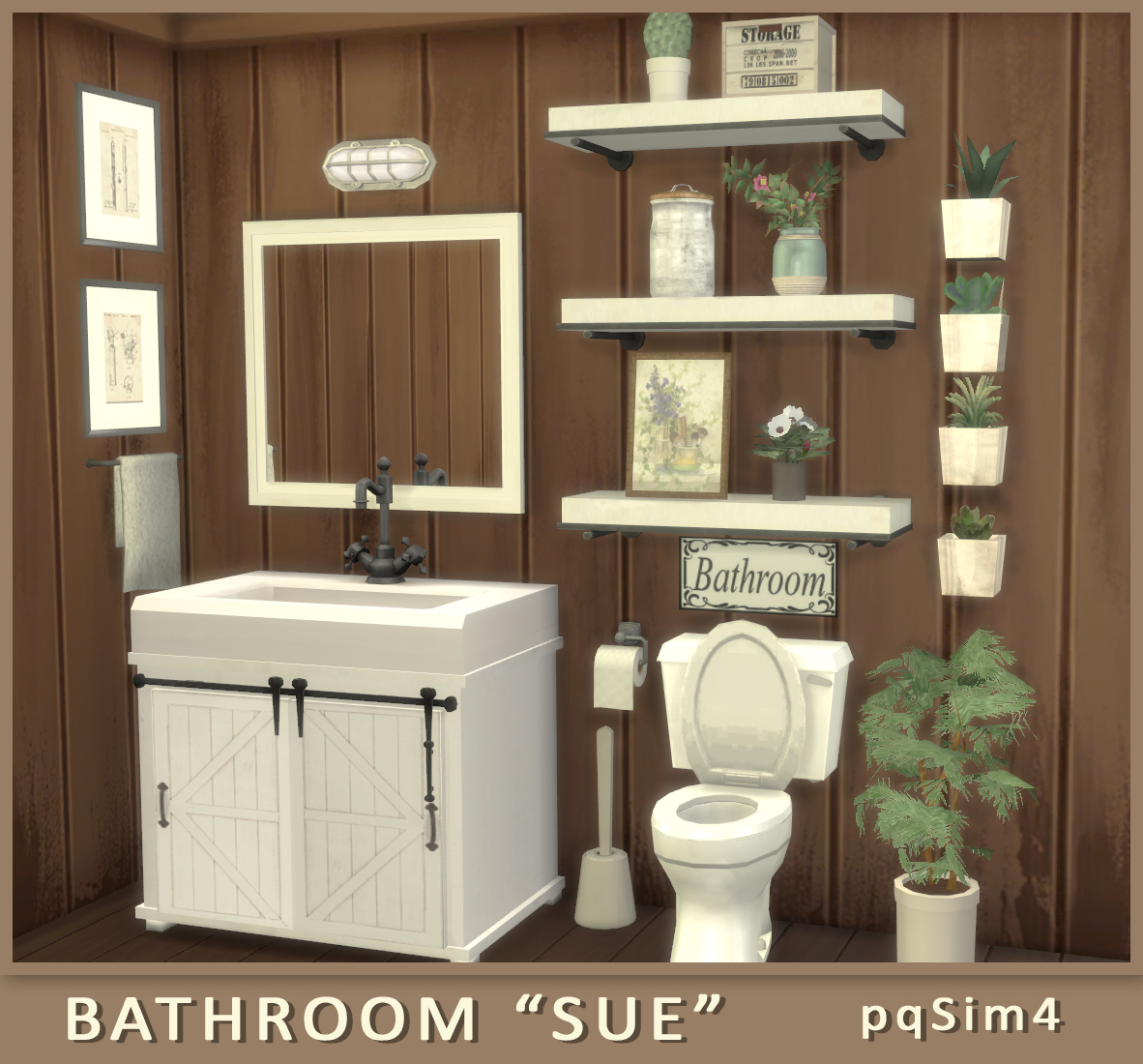 Bathroom Sue The Sims 4 Custom Content