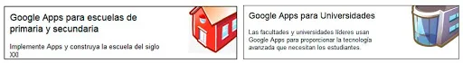 Google Apps para Colegios y Universidades