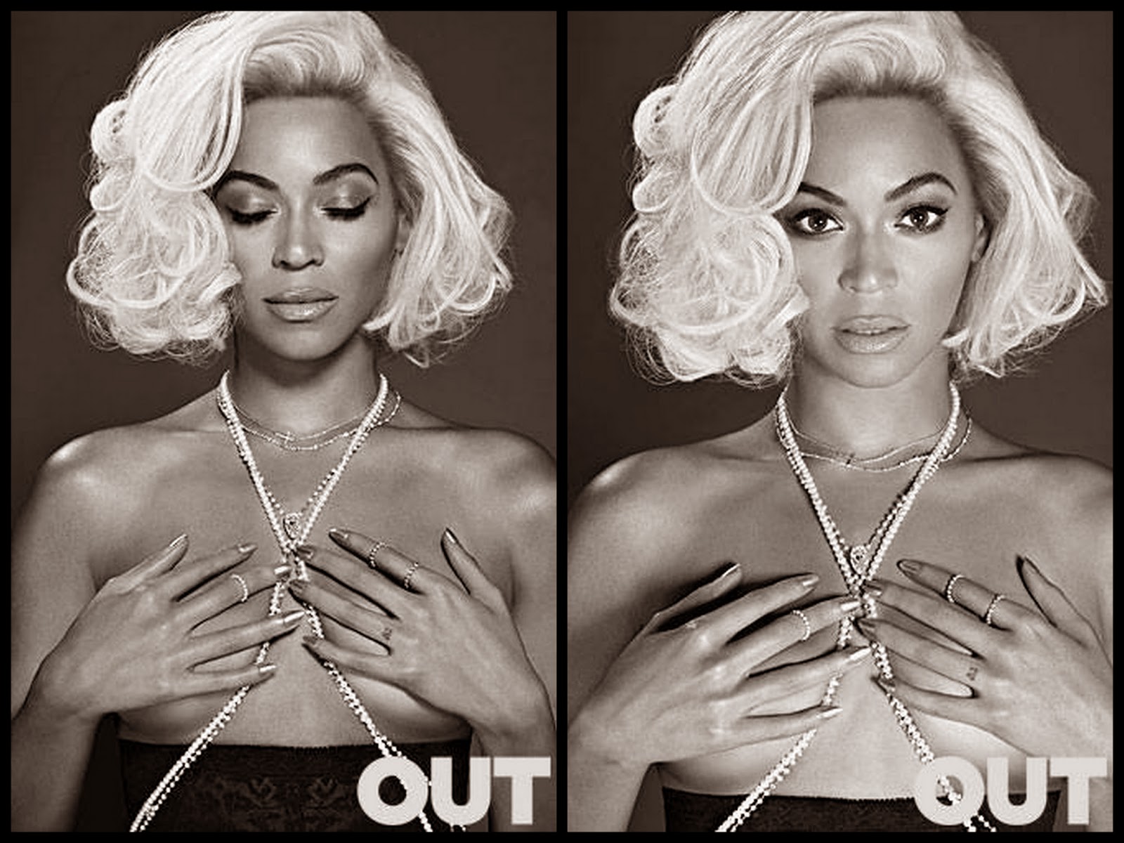 Beyonce - Out Magazine Çekimleri.