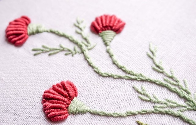 Mẫu thêu hoa nhí đẹp - Hinh 3