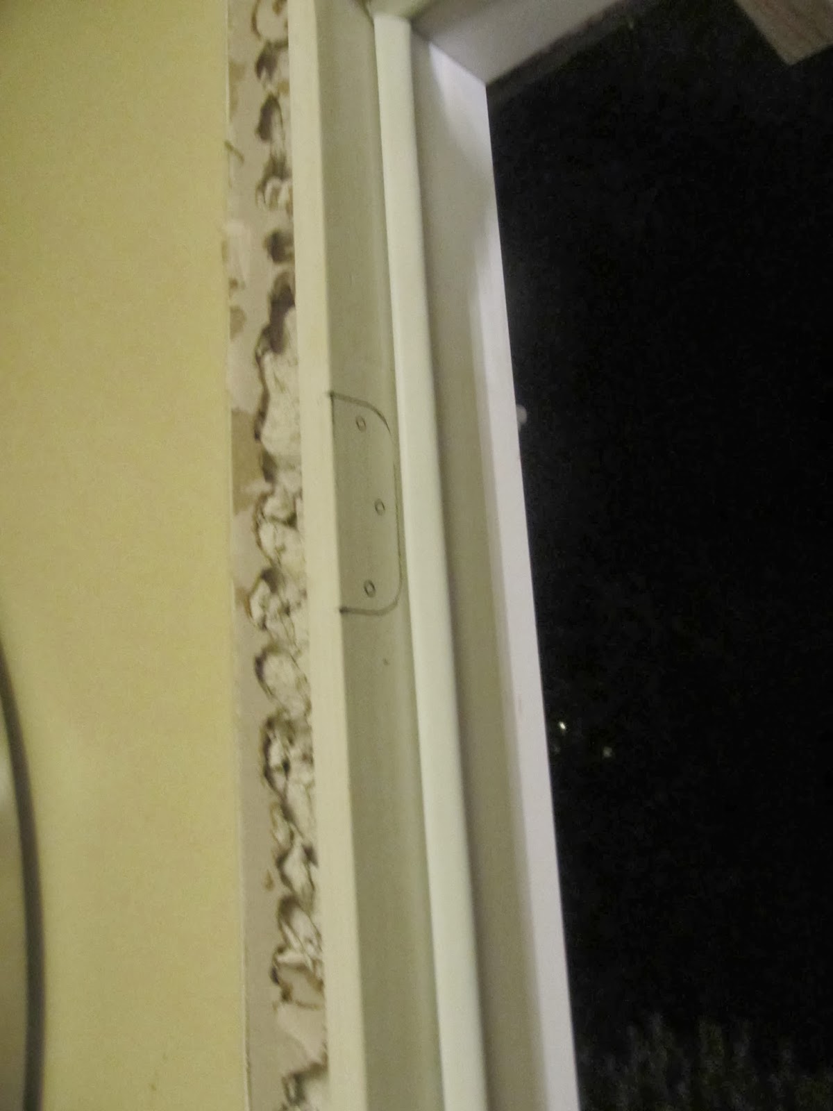 Half Finished House Front Door Frame Whew! Almost done!