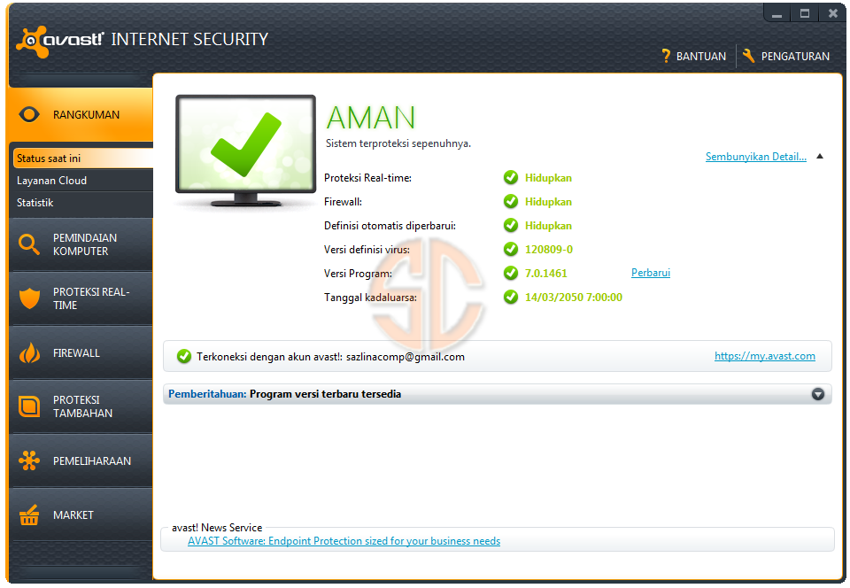 avast! Internet Security is designed for people who want worry-free ...