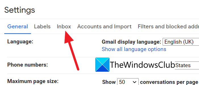 Gmailデスクトップからトップピックを削除する方法