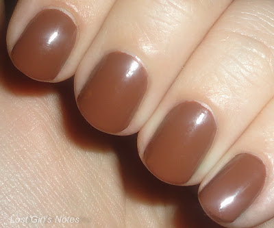 kleancolor cappuccino nail polish swatches and review