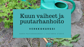 Kuun vaiheet ja puutarhanhoito -verkkokurssi