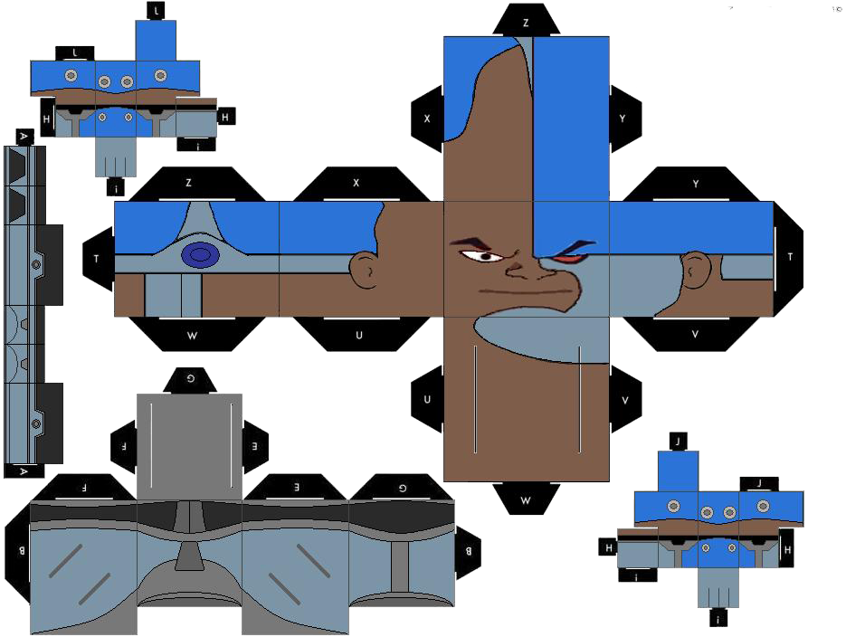 Template Marvel Heroes Papercraft, Minecraft Papercraft, Papercraft