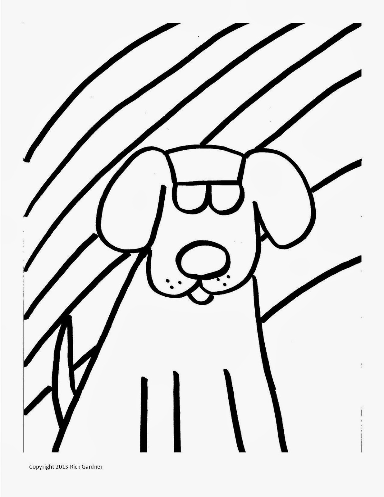 Apex Lazy Dog Blog: Advent Lazy Dog Coloring Page #16