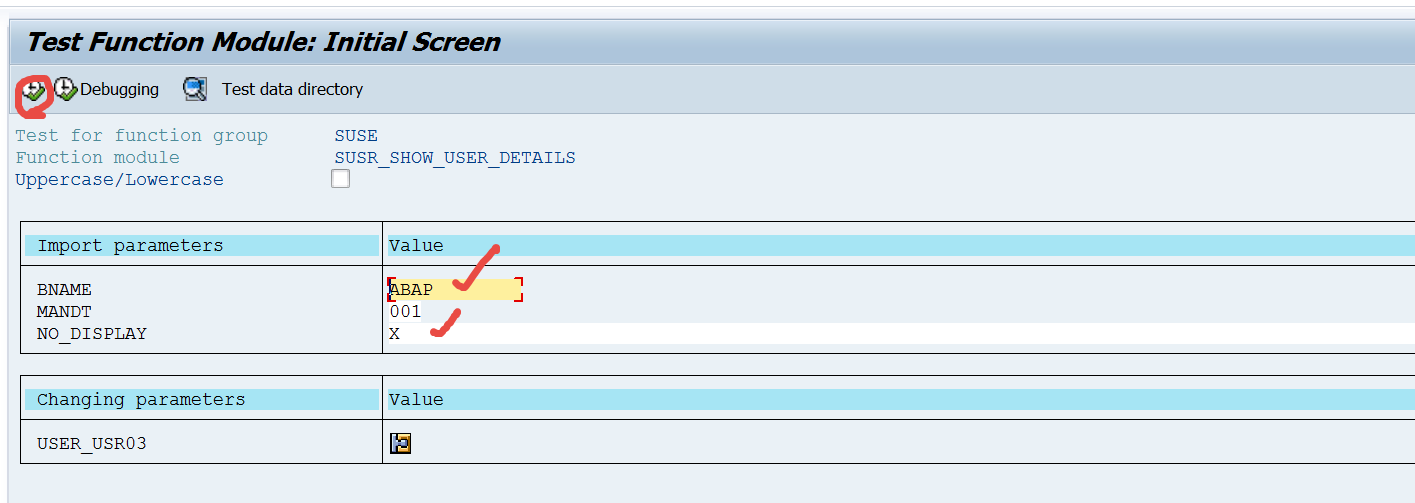 TECHSAP : SAP Standard Function Module to get USER Details