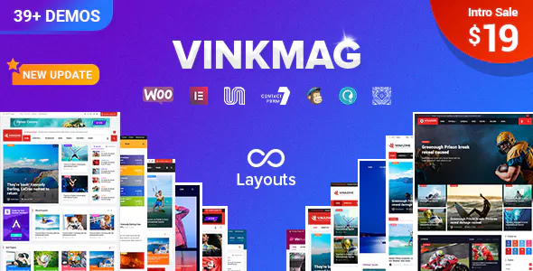 Vinkmag v1.6.1 - Chủ đề báo trí sáng tạo Vinkmag v1.6.1 - Chủ đề báo trí sáng tạo
