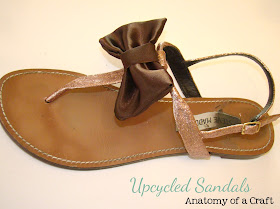 Anatomy of a Craft: Tuesday Tutorial #7: Upcycled Sandals