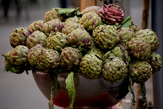 carciofi al limone e menta