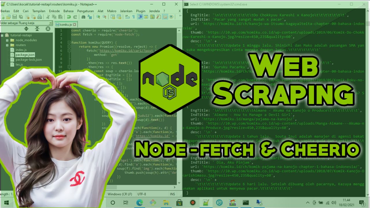 Scraping Web with Node.js Cheerio