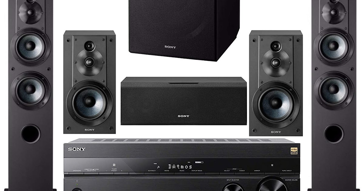 Sony 7.2 Channel 3D 4K A/V Surround Sound Multimedia Home Theater System