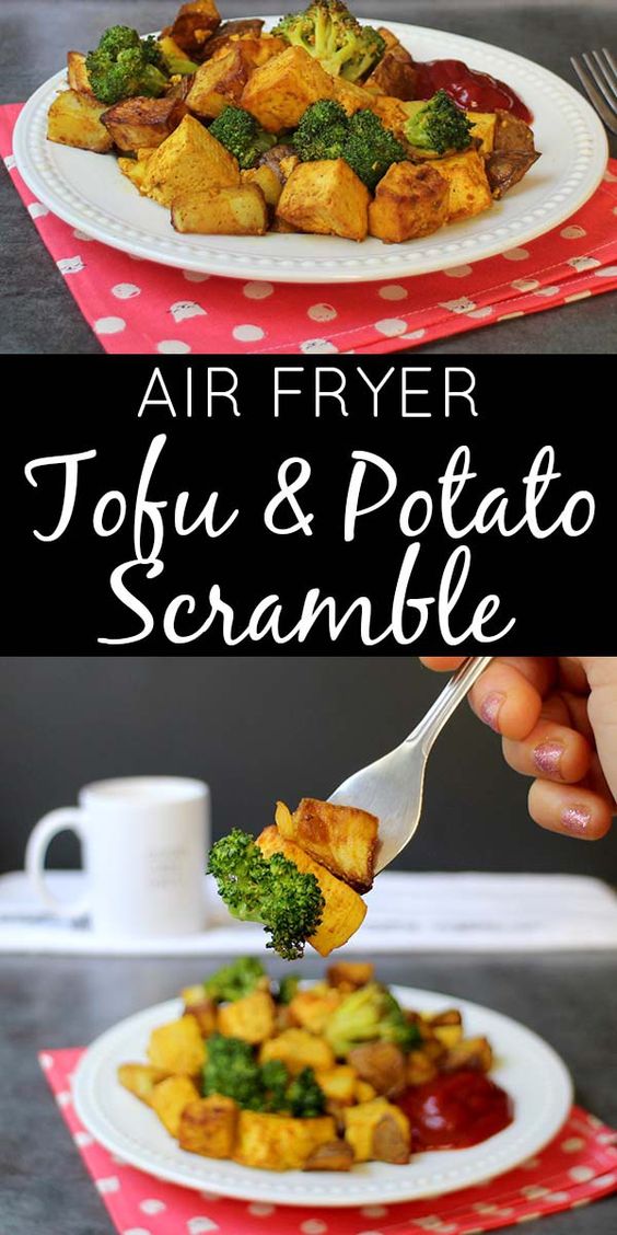 Air Fryer Tofu And Potato Scramble CATHERINE FOOD RECIPES