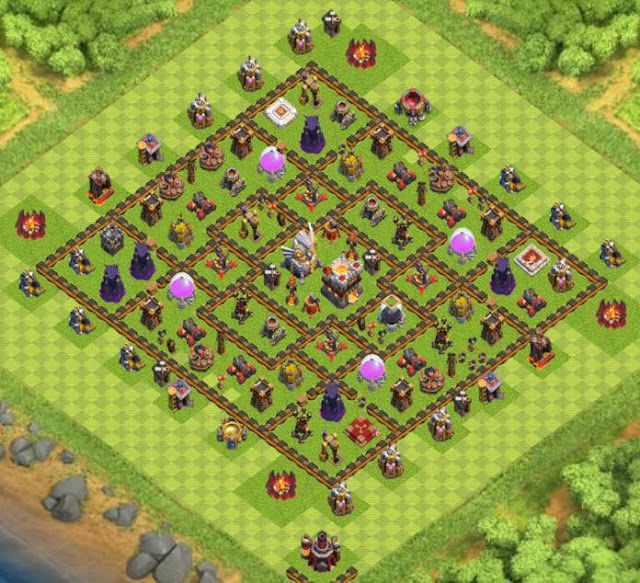 Base Town Hall 11 Clash of Clans Hybrid