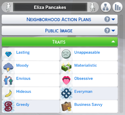list of all sims 4 cas traits list of all sims 4 cas traits