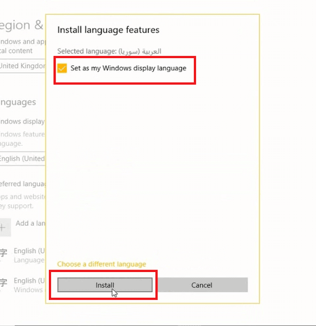 تعريب الويندوز 10 تغيير لغة الويندوز 10 لجميع لغات العالم
