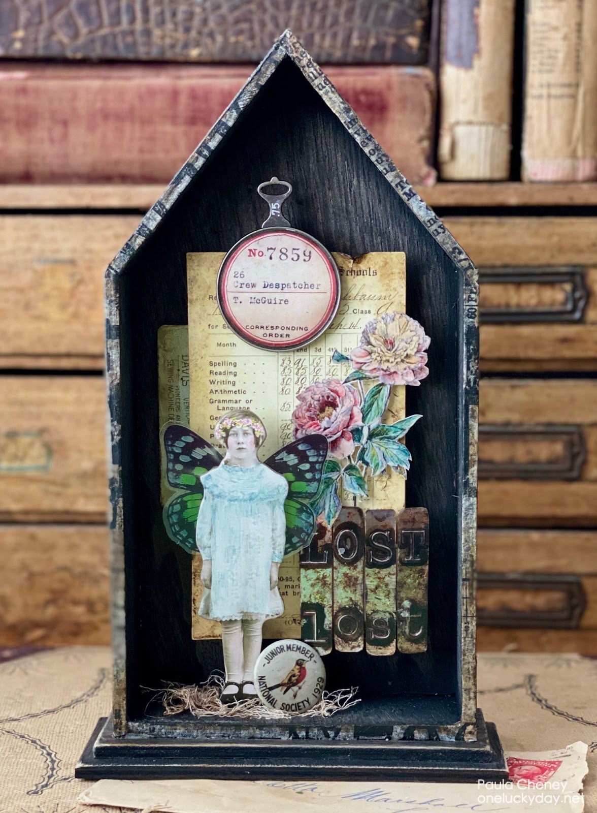 tim holtz baseboard dolls