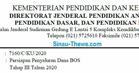 Persiapan Penyaluran Dana Bos Tahap Iii Tahun 2020 Sinau Thewe Com